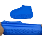 Силіконові чохли бахіли для взуття від дощу і бруду розмір M 37-41 розмір блакитний, фото 7