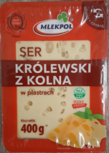 Сир нарізка Королівський з Кельна Mlekpol 400 г