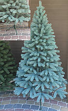 Буковельська блакитна 2.10 м. лита ялинка штучна, фото 2