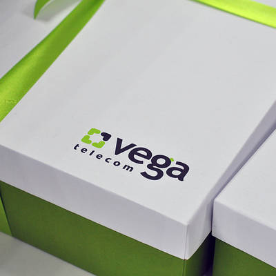 Корпоративные подарки для компании "Vega"