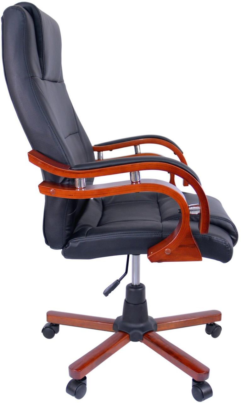 Офісне крісло для керівника Calviano PRESIDENT чорний колір Офисное кресло - фото 2 - id-p1272896215