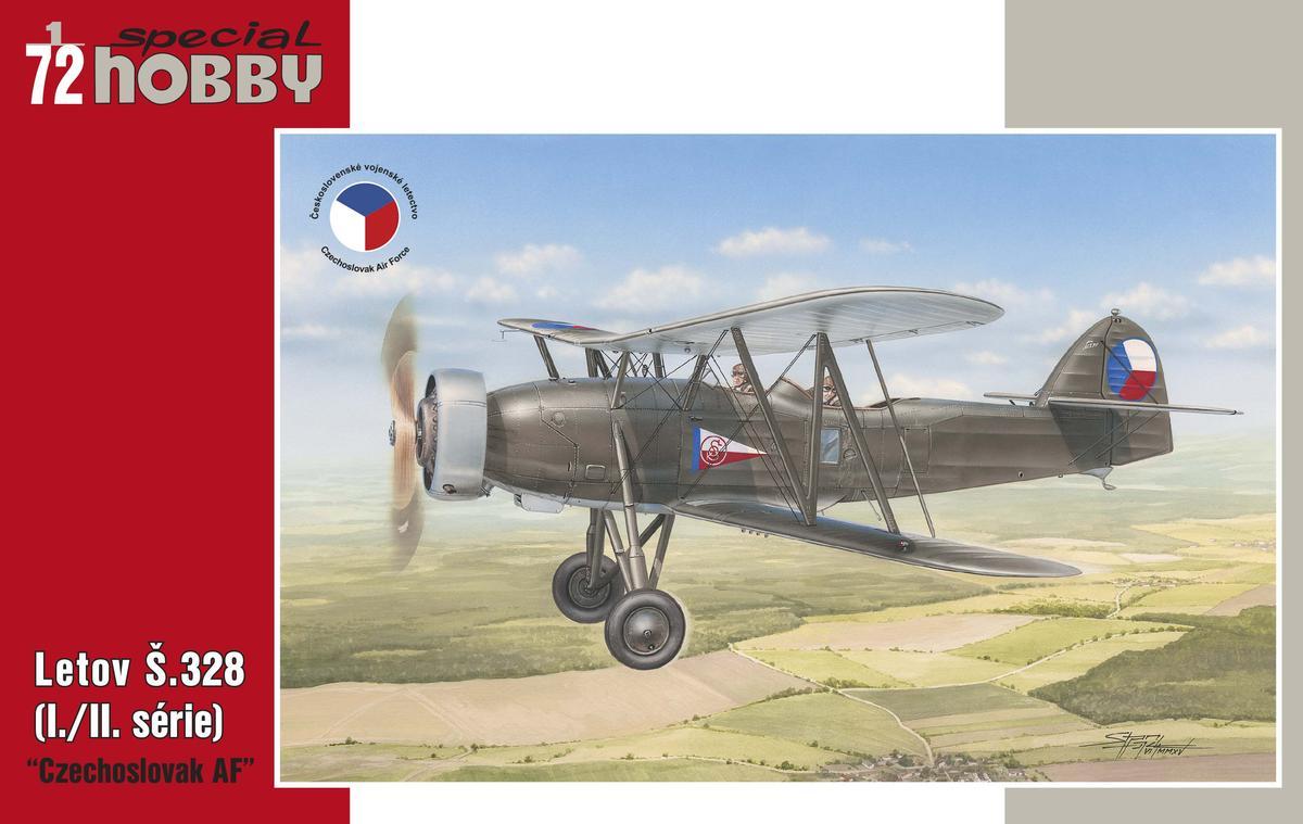 Пластикова модель 1/72 Special hobby 72145 Чехословацький літак Letov Š-328 Czechoslovak AF
