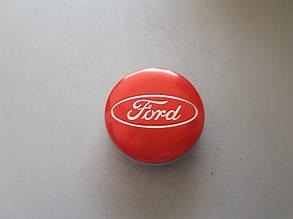 Ковпачки для оригінальних дисків Форд (червоний)