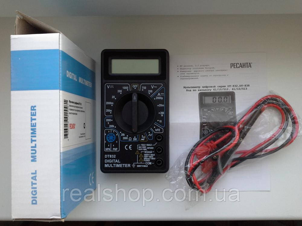 Мультиметр DT-832, фото 1