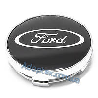 Колпачки для оригинальных дисков Форд (60/56) Черные