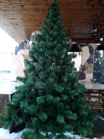 Карпатська 0.75 м | зелена ялинка штучна пвх новорічна, фото 2