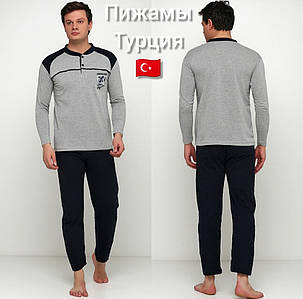Домашній чоловічий костюм піжама зі штанами Туреччина