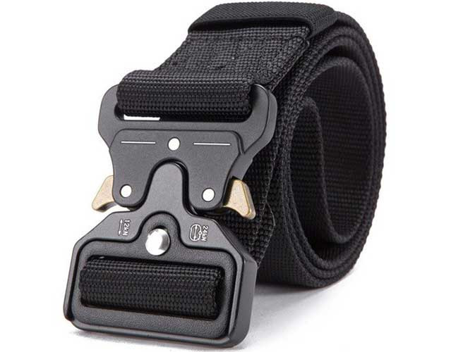 Тактичний ширинкою ремінь з пряжкою tactical black (810-black)