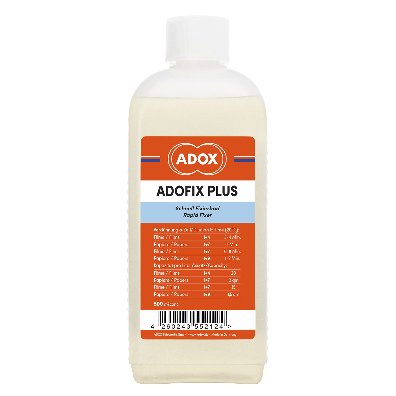 Фіксаж ADOX ADOFIX Plus 500 ml Concentrate, фото 1