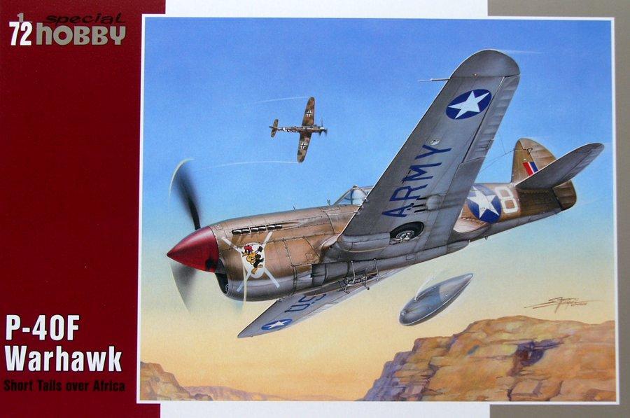 Пластикова модель 1/72 Special Hobby 72155 Американський винищувач P-40F Warhawk Short Tails over Africa