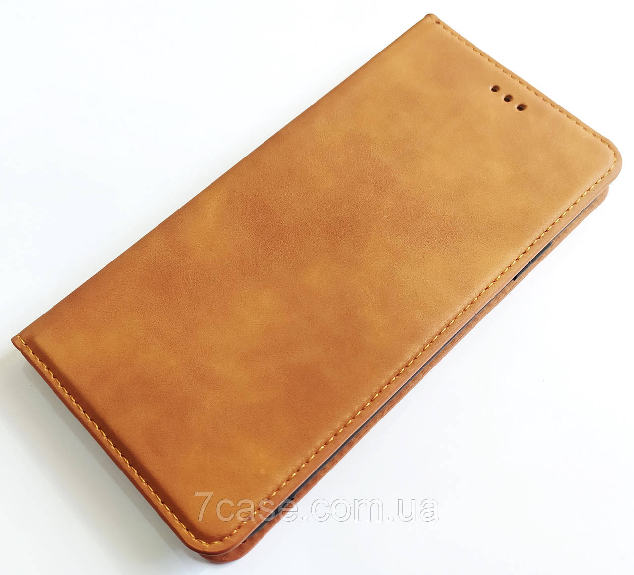 Чохол книжка Leather Book для iPhone XS Max Коричневий