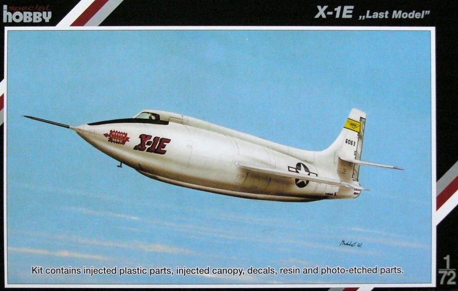 Пластикова модель 1/72 Special hobby 72158 Американський експериментальний літак Bell X-1E 'Last model'