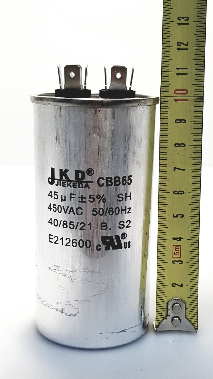 Пусковой конденсатор CBB-65 45 MF 450V для кондиционера - фото 3 - id-p1268075078