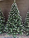 Ялинка Штучна Королева лідія 2.5 м. Ялинка з білими кінчиками Штучна Ялинка. Ялинка ПВХ зелена, фото 3