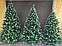 Ялинка Штучна Королева лідія 2.5 м. Ялинка з білими кінчиками Штучна Ялинка. Ялинка ПВХ зелена, фото 2