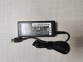 Блок живлення адаптер для ноутбука Lenovo 20V, 3.25 A, 65W, USB+pin (Square 5 Pin DC Plug), black (без кабелю)