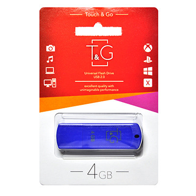 USB флеш T&G 4GB/ TG011-4GBBL (Гарантія 3роки)