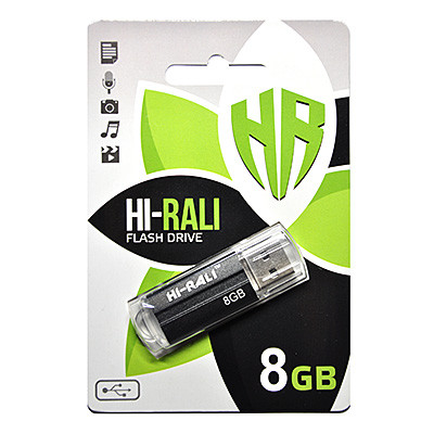 USB флеш Hi-Rali 8GB/ HI-8GBVC (Гарантія 3 роки)