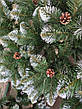Елітна 2.5 м з шишками ялинка  штучна новорічна, фото 10
