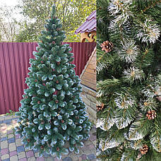 Елітна 1.8 м з шишками ялинка штучна новорічна, фото 3