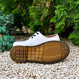 Туфлі жіночі Dr.Martens 1461 білі з натуральної шкіри весна осінь, фото 7