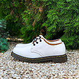 Туфлі жіночі Dr.Martens 1461 білі з натуральної шкіри весна осінь, фото 5