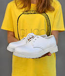 Туфлі жіночі Dr.Martens 1461 Mono White білі з натуральної шкіри весна осінь, фото 8