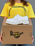 Туфлі жіночі Dr.Martens 1461 Mono White білі з натуральної шкіри весна осінь, фото 6