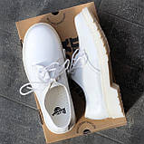 Туфлі жіночі Dr.Martens 1461 Mono White білі з натуральної шкіри весна осінь, фото 7