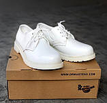 Туфлі жіночі Dr.Martens 1461 Mono White білі з натуральної шкіри весна осінь, фото 3