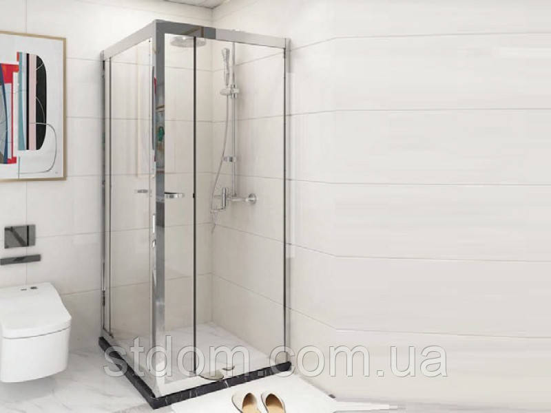 Душевая кабина квадратная 90х90 см Asignatura 49020709. Кабины душевые ...