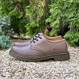 Туфлі жіночі Dr.Martens 1461 Brown коричневі шкіряні весна осінь, фото 3