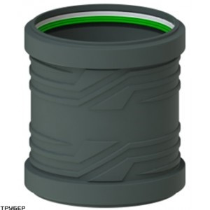 Муфта 125 для внутрішньої каналізації ASG NANO HTR, фото 1