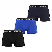 Труси Nike 3 Pack Boxer Trunks Blk/Blu/Nvy 9J1, оригінал. Доставка від 14 днів