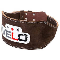 Пояс атлетичний широкий для пауерліфтингу Velo, Нубук розмір 2XL