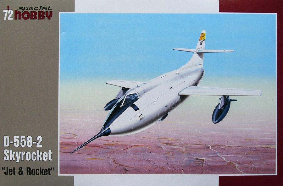 Пластикова модель 1/72 Special hobby 72180 Американський дослідний літак Douglas D-558-2 Skyrocket Jet&Rocket