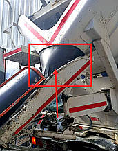 Фартух зашитий автобетозмішувача гумовий