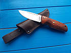 Компактний мисливський ніж скандинавський 8CR13MOV+шкіряний чохол З, фото 2