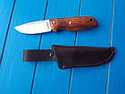 Компактний мисливський ніж скандинавський 8CR13MOV+шкіряний чохол З, фото 5