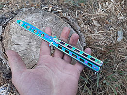 Ніж балисонг тренувальний "Вихор" Хамеліон