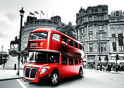 Розпис за номерами "Лондонский автобус"  Лавка Чудес 40 x 50 см (в коробке) (LC30009)