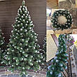 Снігова Королева 1.50 м з білими кінчиками ялинка штучна новорічна, фото 9
