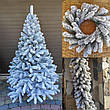 Буковельська засніжена 1.8 м лита ялинка штучна, фото 9
