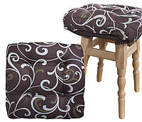 Мягкая подушка на стул 40х40х7 (поликоттон_мебельная вата) тм DOTINEM