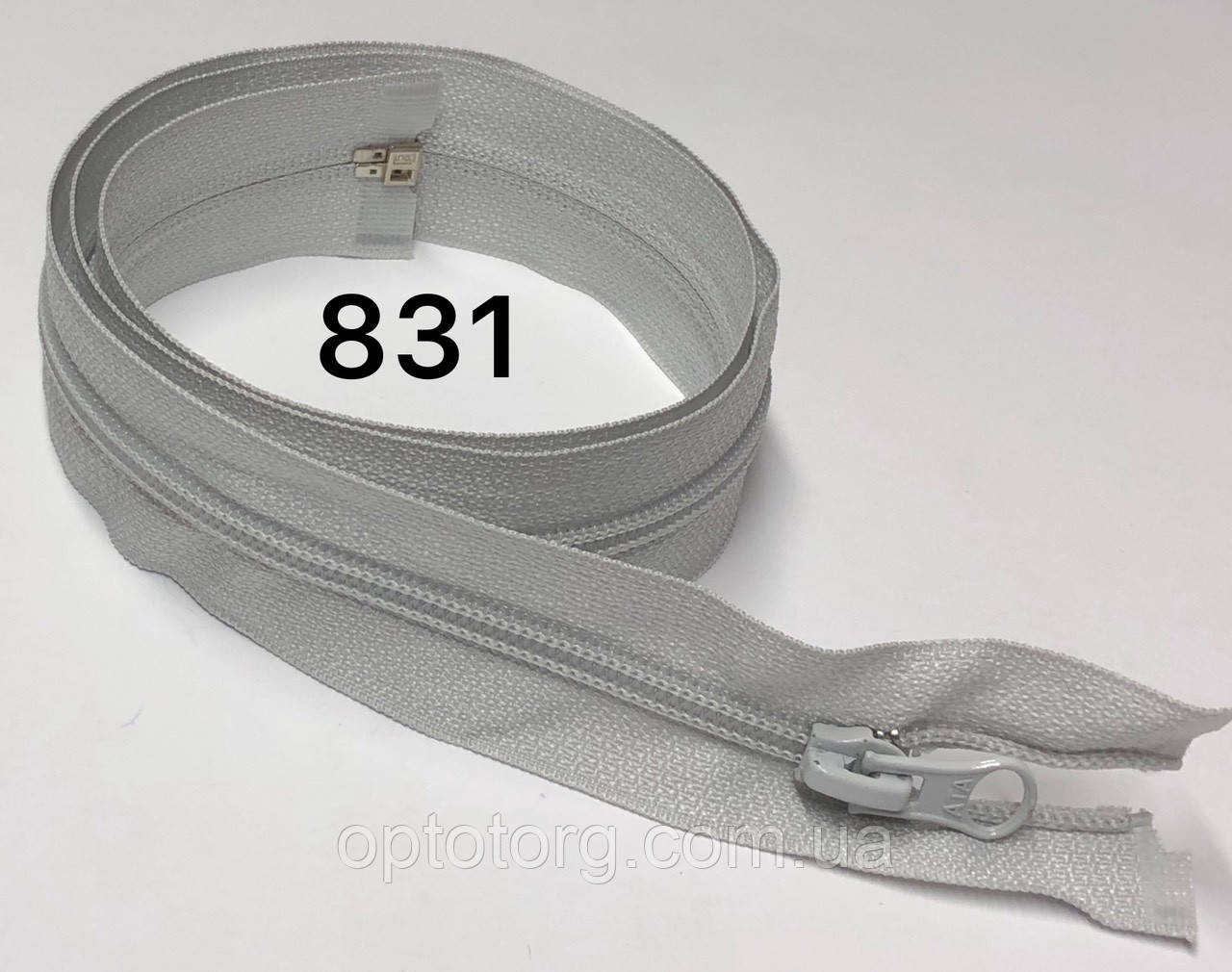 Спіральна блискавка Меланж 100см Тип 5 роз'ємна