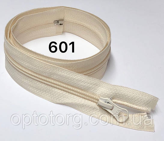 Спіральна блискавка Молоко 100см Тип 5 роз'ємна, фото 1