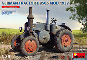 Lanz D8506 Bulldog обр. 1937 р. Збірна модель німецького трактора в масштабі 1/35. MINIART 38029
