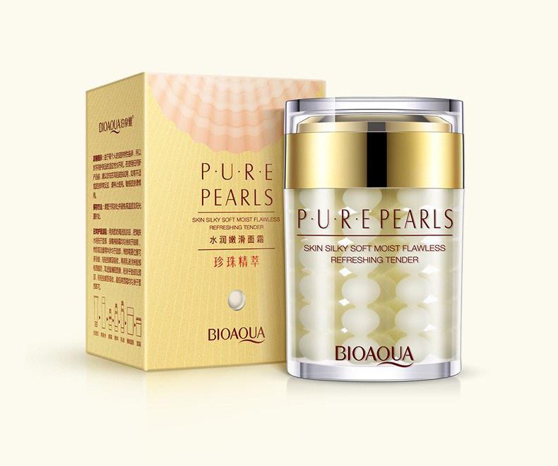Зволожувальний крем для обличчя Bioaqua Pure Pearls Cream