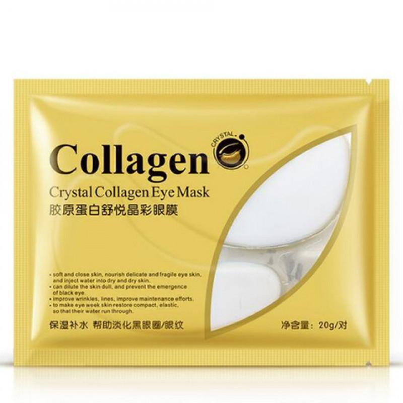 Гідрогелеві патчі Bioaqua Crystal Collagen Eye Mask