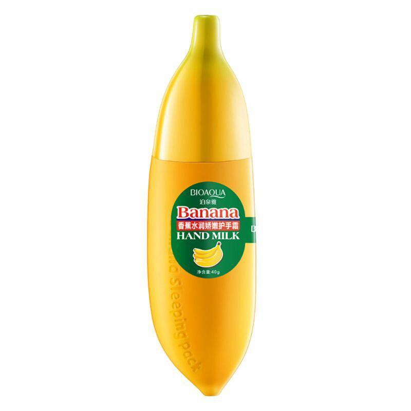 Крем для рук пом'якшувальний банановий BIOAQUA Banana Hand Milk універсальний